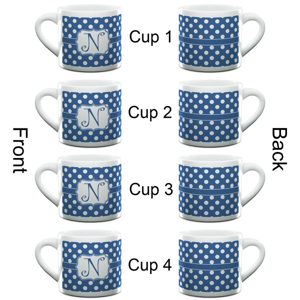 Polka Dots Espresso Cup - 6oz (Double Shot Set of 4) APPROVAL