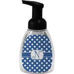 Polka Dots Foam Soap Bottle - Black (Personalized)