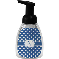 Polka Dots Foam Soap Bottle - Black (Personalized)