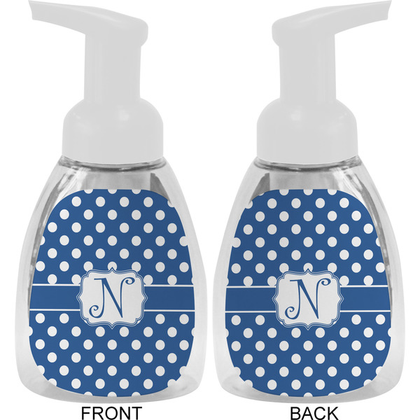 Polka Dots Foam Soap Bottle Approval - White