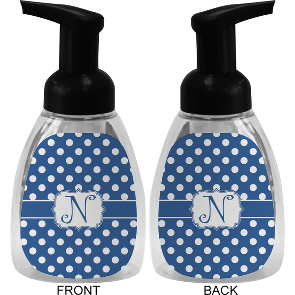 Polka Dots Foam Soap Bottle (Front & Back)