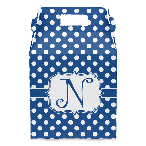 Polka Dots Gable Favor Box - Front