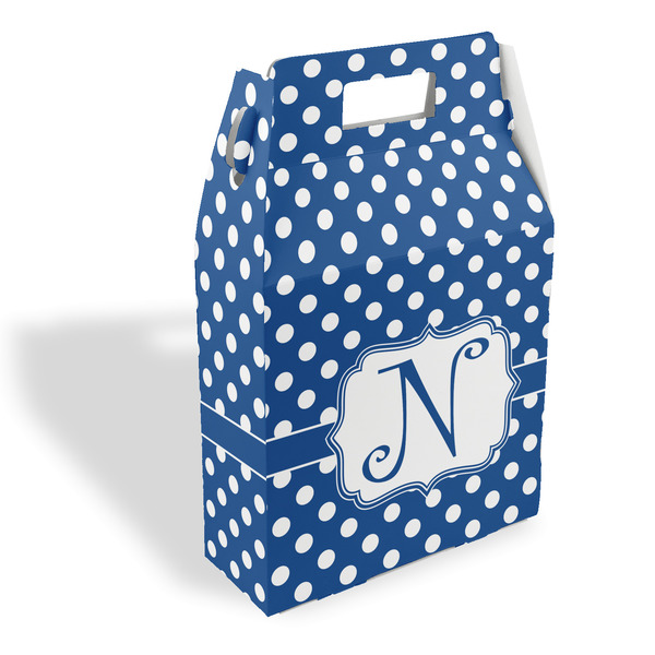 Custom Polka Dots Gable Favor Box (Personalized)