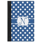 Polka Dots Genuine Leather Passport Cover (Personalized)