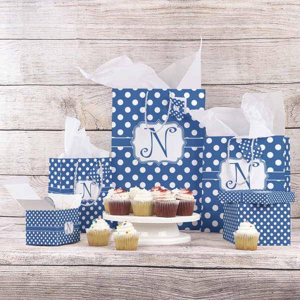 Polka Dots Gift Bags - In Context