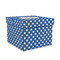 Polka Dots Gift Boxes with Lid - Canvas Wrapped - Medium - Front/Main