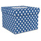 Polka Dots Gift Boxes with Lid - Canvas Wrapped - XX-Large - Front/Main