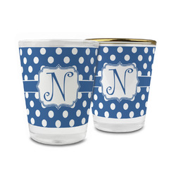 Polka Dots Glass Shot Glass - 1.5 oz (Personalized)