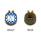 Polka Dots Golf Ball Hat Clip Marker - Apvl - GOLD