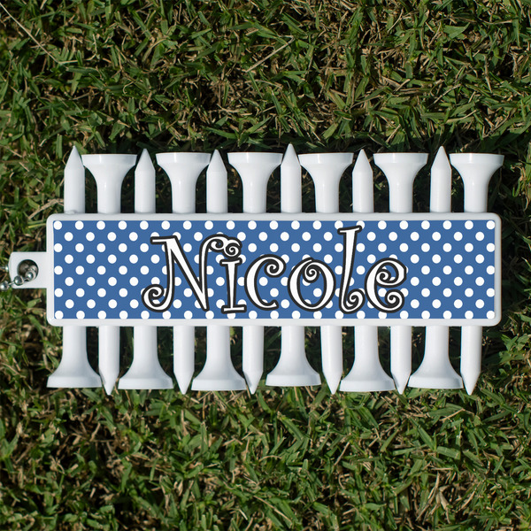 Custom Polka Dots Golf Tees & Ball Markers Set (Personalized)