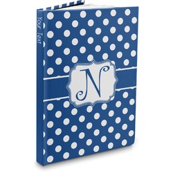 Polka Dots Hardbound Journal - 7.25" x 10" (Personalized)