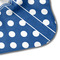 Polka Dots Hooded Baby Towel- Detail Corner