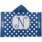 Polka Dots Kids Hooded Towel (Personalized)
