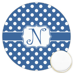 Polka Dots Printed Cookie Topper - 3.25" (Personalized)