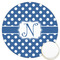 Polka Dots Printed Cookie Topper - 3.25" (Personalized)