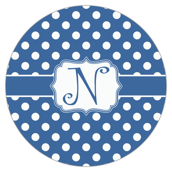 Polka Dots Icing Circle - Large - Single