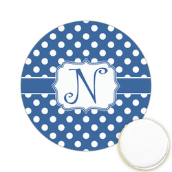 Polka Dots Printed Cookie Topper - 2.15" (Personalized)