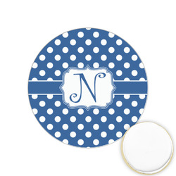 Polka Dots Printed Cookie Topper - 1.25" (Personalized)