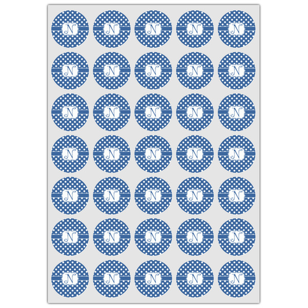 Polka Dots Icing Circle - XSmall - Set of 35