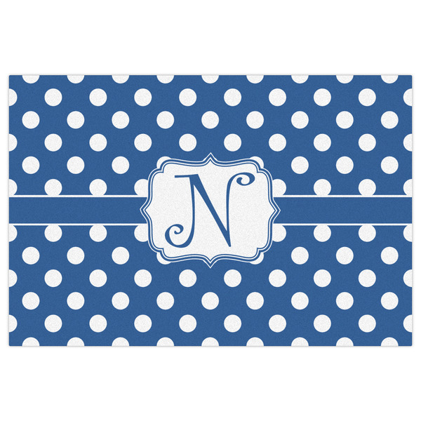 Polka Dots Indoor / Outdoor Rug - 4'x6' - Front Flat