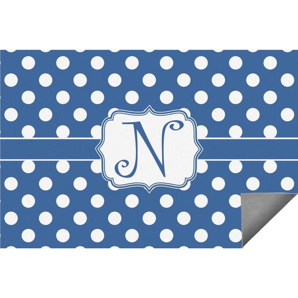 Custom Polka Dots Indoor / Outdoor Rug (Personalized)