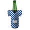 Polka Dots Jersey Bottle Cooler - FRONT (on bottle)