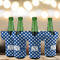 Polka Dots Jersey Bottle Cooler - Set of 4 - LIFESTYLE