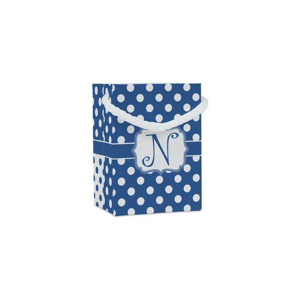 Custom Polka Dots Jewelry Gift Bags - Matte (Personalized)
