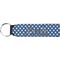 Polka Dots Neoprene Keychain Fob (Personalized)