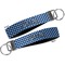 Polka Dots Key-chain - Metal and Nylon - Front and Back