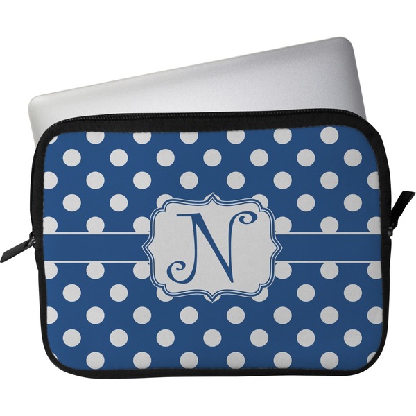 Custom Polka Dots Laptop Sleeve / Case (Personalized)