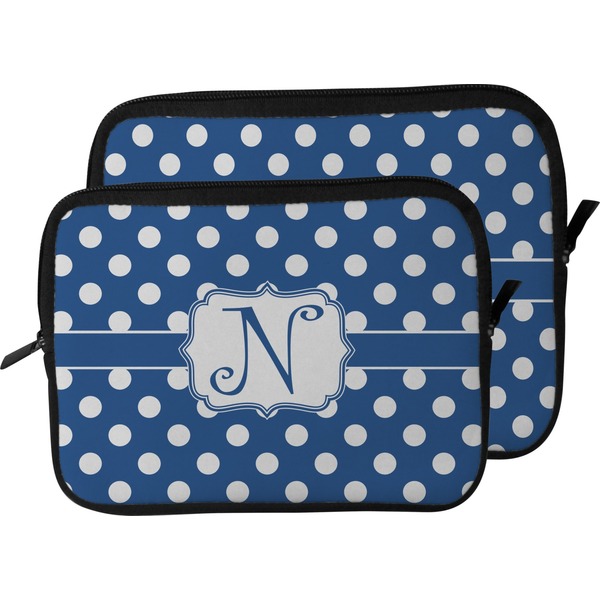 Polka Dots Laptop Sleeve (Size Comparison)
