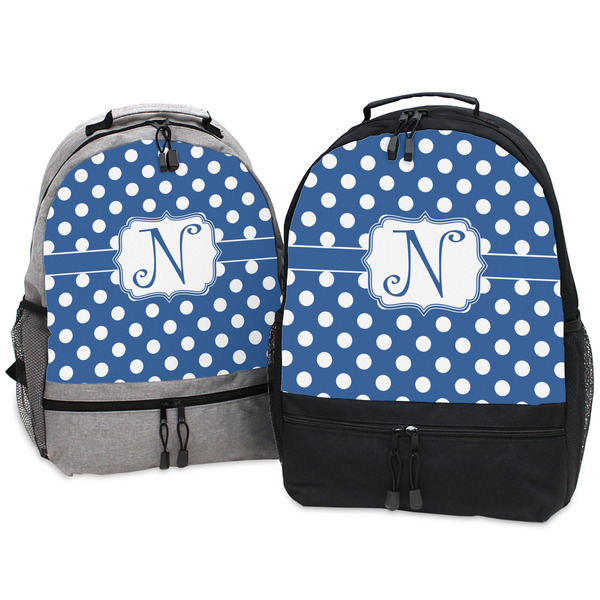 Polka Dots Large Backpacks - Both