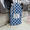 Polka Dots Large Laundry Bag - In Context