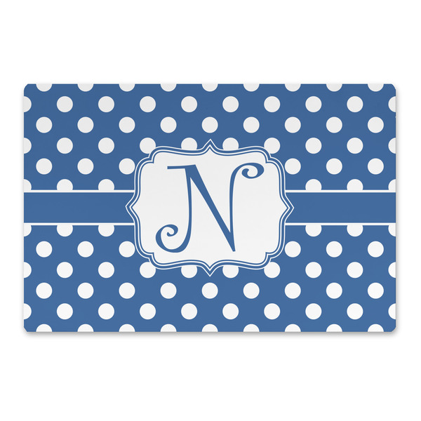 Custom Polka Dots Large Rectangle Car Magnet (Personalized)