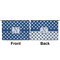 Polka Dots Large Zipper Pouch Approval (Front and Back)