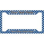 Polka Dots License Plate Frame - Style A (Personalized)