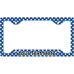 Polka Dots License Plate Frame - Style C (Personalized)