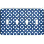 Polka Dots Light Switch Cover (4 Toggle Plate)