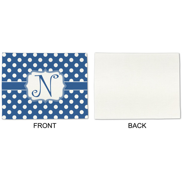 Polka Dots Linen Placemat - APPROVAL Single (single sided)