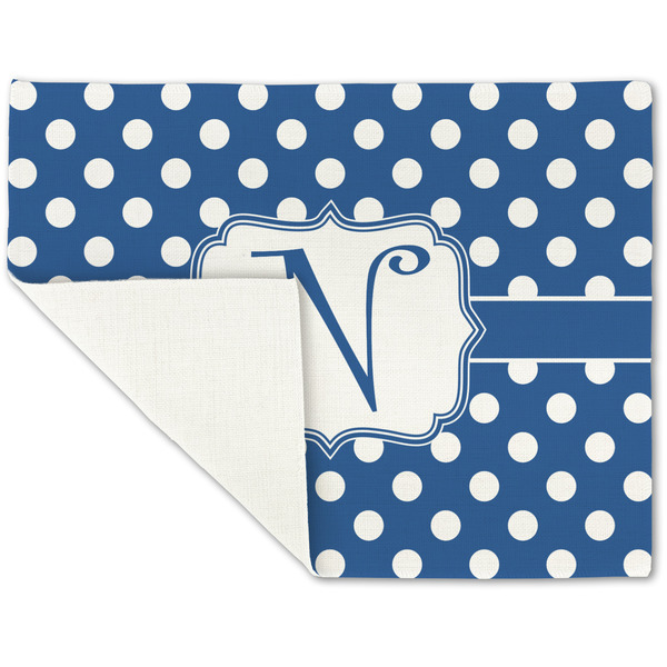 Polka Dots Linen Placemat - Folded Corner (single side)