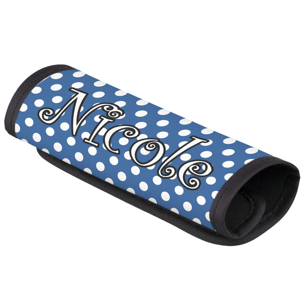 Custom Polka Dots Luggage Handle Cover (Personalized)