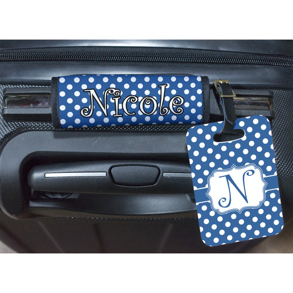 Polka Dots Luggage Wrap & Tag