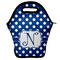 Polka Dots Lunch Bag w/ Initial
