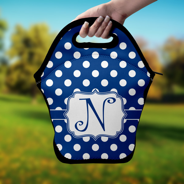 Polka Dots Lunch Bag - Hand