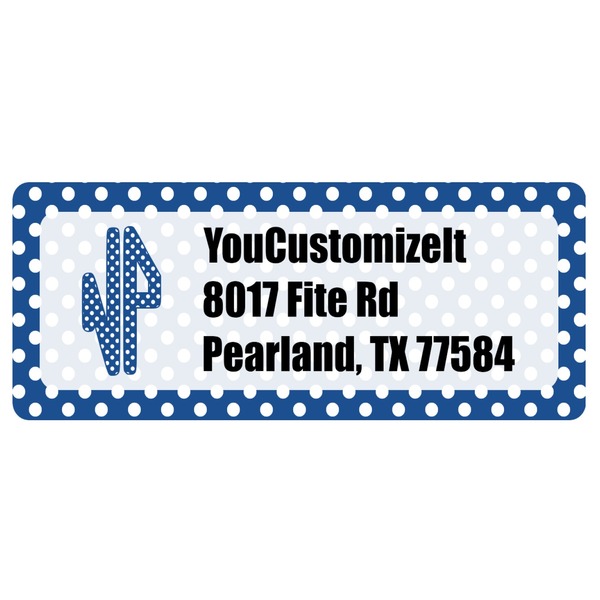 Custom Polka Dots Return Address Labels (Personalized)