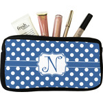 Polka Dots Makeup / Cosmetic Bag (Personalized)