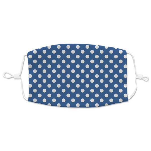 Custom Polka Dots Adult Cloth Face Mask - XLarge