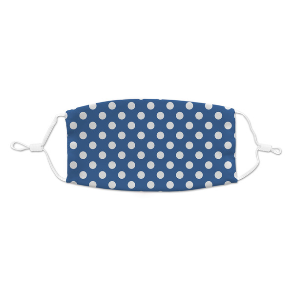 Custom Polka Dots Kid's Cloth Face Mask - Standard