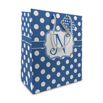 Polka Dots Medium Gift Bag (Personalized)